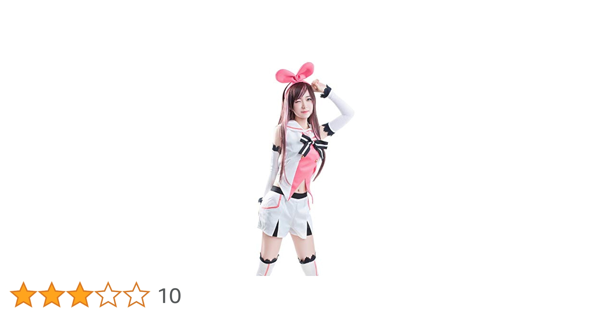 Amazon.co.jp: NSPSTT キズナアイ 風コスプレ衣装 コスプレ